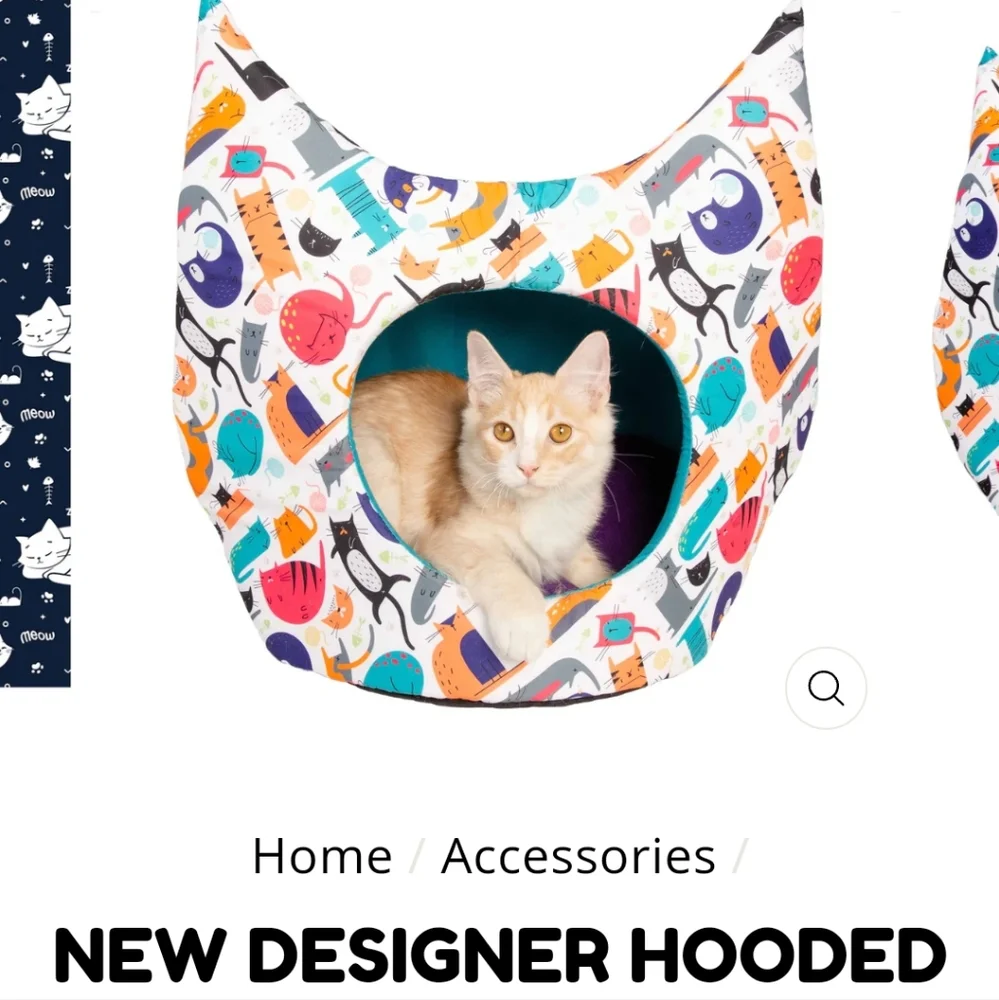 Pet Krewe Modern Cat Cave Bed
